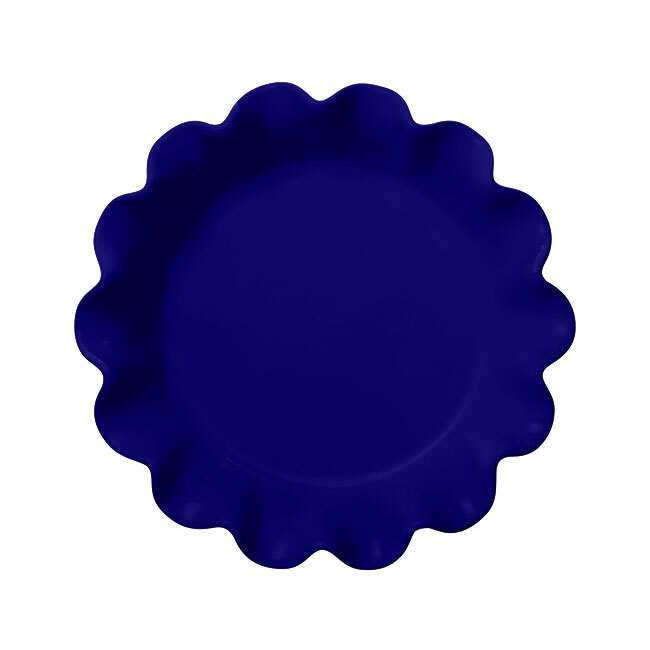 Emile Henry Ruffled Pie Dish | Navy Twilight