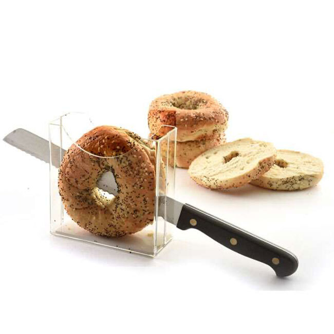 Norpro Large Bagel Holder in use