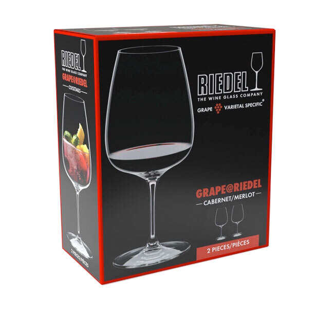 Riedel GRAPE@RIEDEL Cabernet/Merlot/Cocktail Glass | Set of 2 - box