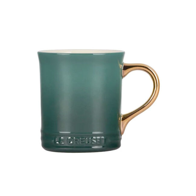 Le Creuset Vancouver Mug with Gold Handle - artichaut