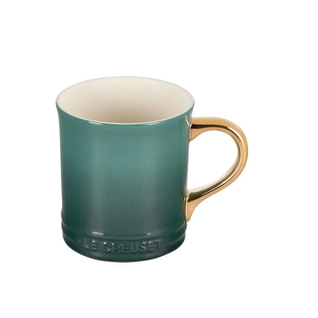 Le Creuset Vancouver Mug with Gold Handle - artichaut