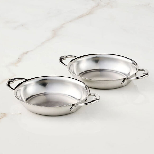 Product Hestan Provisions OvenBond® Small Oval Au Gratin | Set of 2