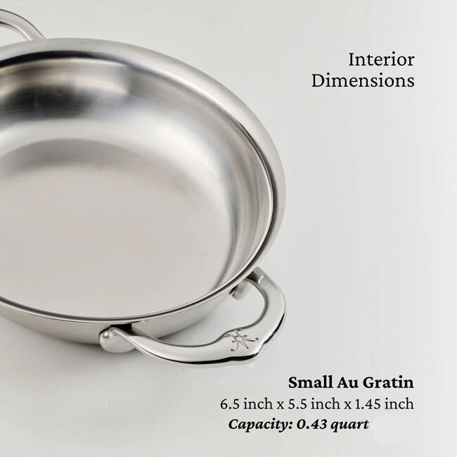 Hestan Provisions OvenBond® Small Oval Au Gratin | Set of 2