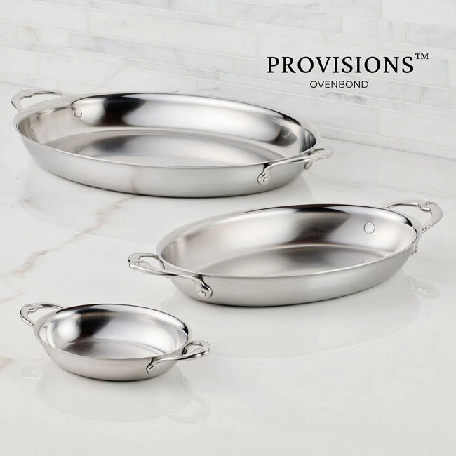 Hestan Provisions OvenBond® Small Oval Au Gratin | Set of 2 - collection