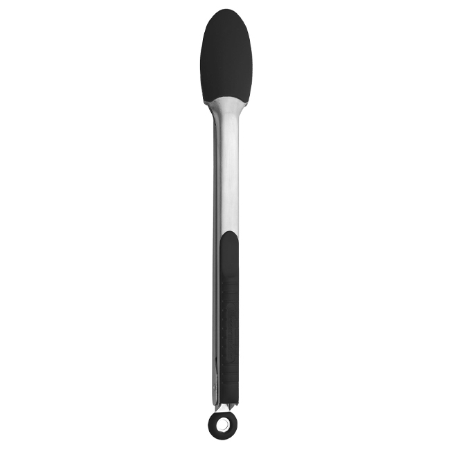Messermeister Black Silicone Coated Locking Tong / 9 inch