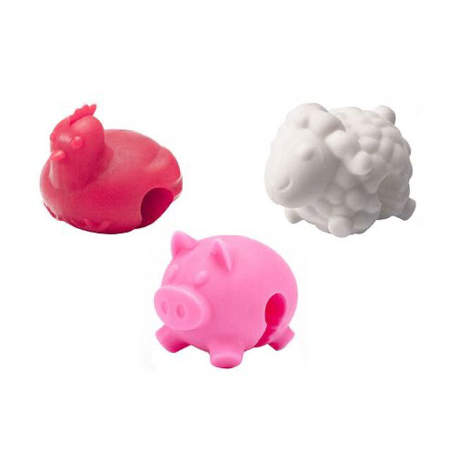Product Tovolo Silicone Lid Lifters | Farm Animals | Set of 3