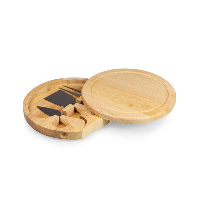 Picnic Time Brie Cheese Board and Knife Set