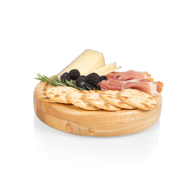 Picnic Time Brie Cheese Board and Knife Set