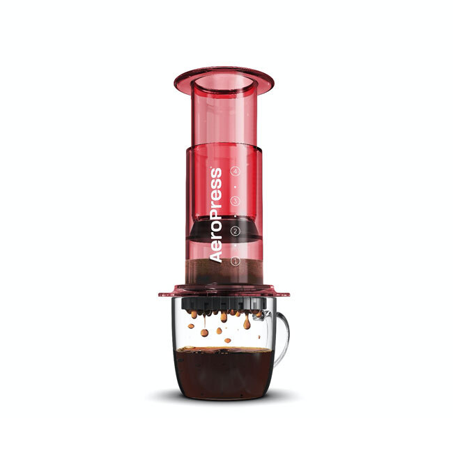 Product AeroPress Clear Colors Coffee Press | Red