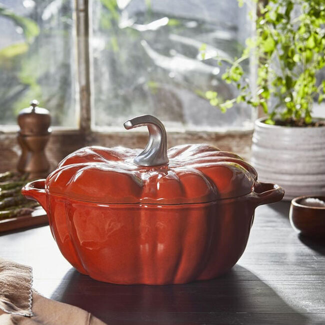 Staub Cast Iron 3.5 Qt Pumpkin Cocotte