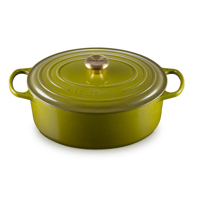 Le Creuset Signature 8 Qt. Oval Dutch Oven - Olive