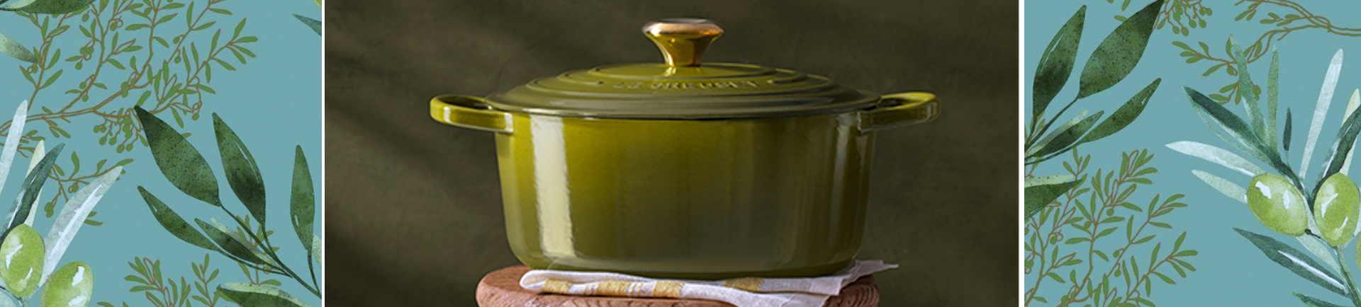 Le Creuset | 'Olive' Banner hero