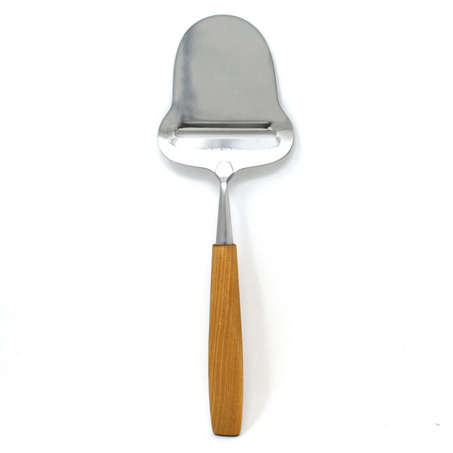 Norpro Stainless Steel Cheese Plane With Birch Handle