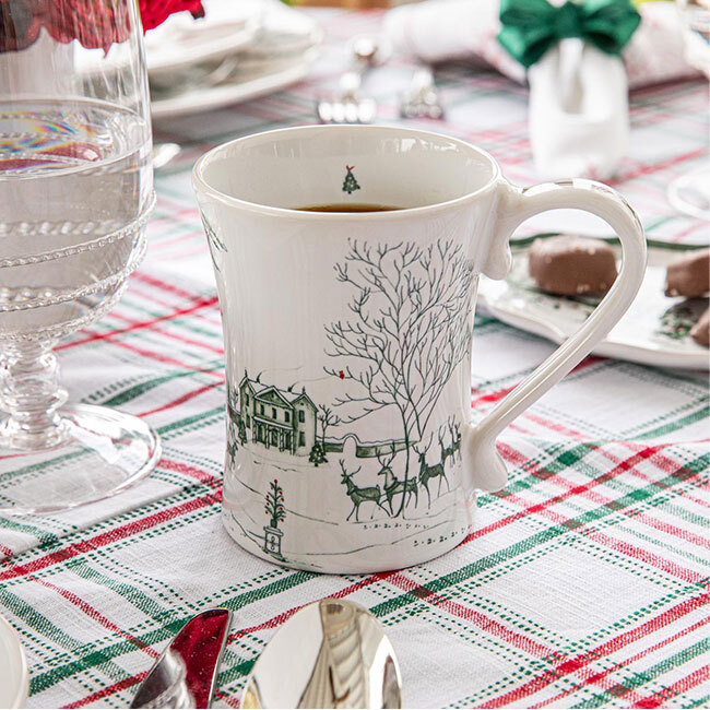 Juliska Country Estate Winter Frolic Mug | Evergreen