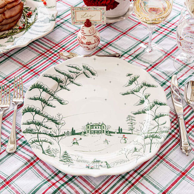 Juliska Country Estate Winter Frolic Charger | Evergreen