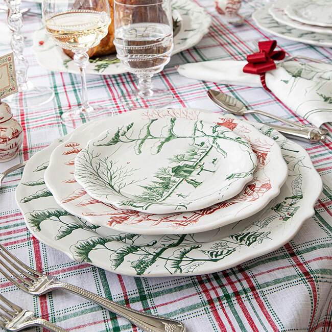 Juliska Country Estate Winter Frolic Charger | Evergreen