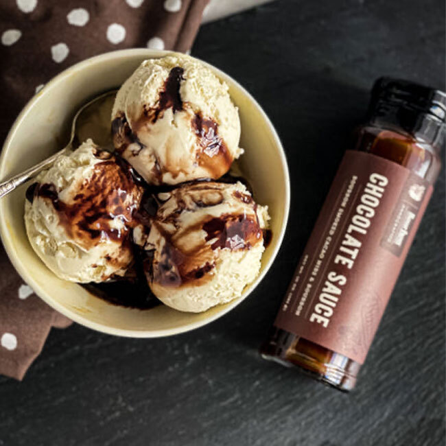 Bourbon Barrel Foods | Chocolate Sauce - Bourbon Smoked Cacao Nibs & Bourbon