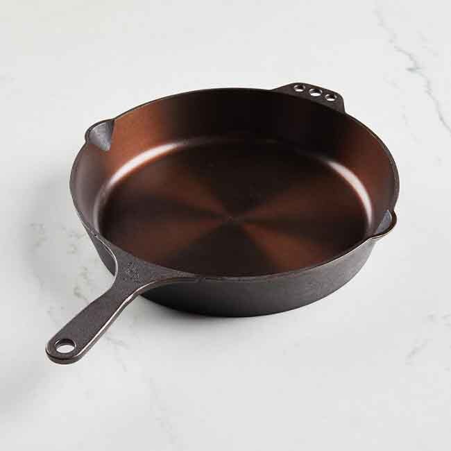 Smithey Ironware 12-Inch Carbon Steel Farmhouse Skillet
