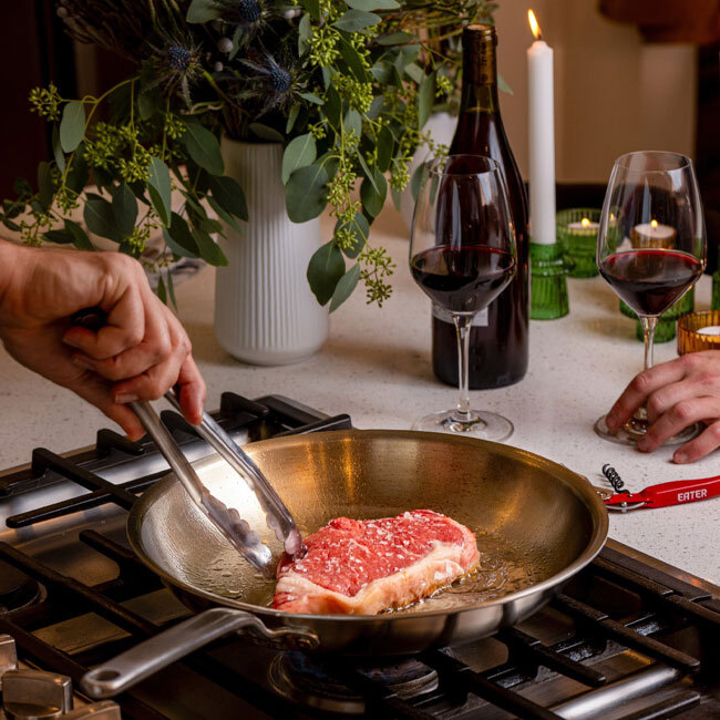 Heritage Steel ‘Eater Series’ 5-Piece Essentials Set - frying pan