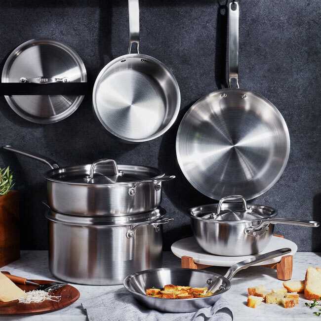 Heritage Steel ‘Eater Series’ 10-Piece Cookware Set