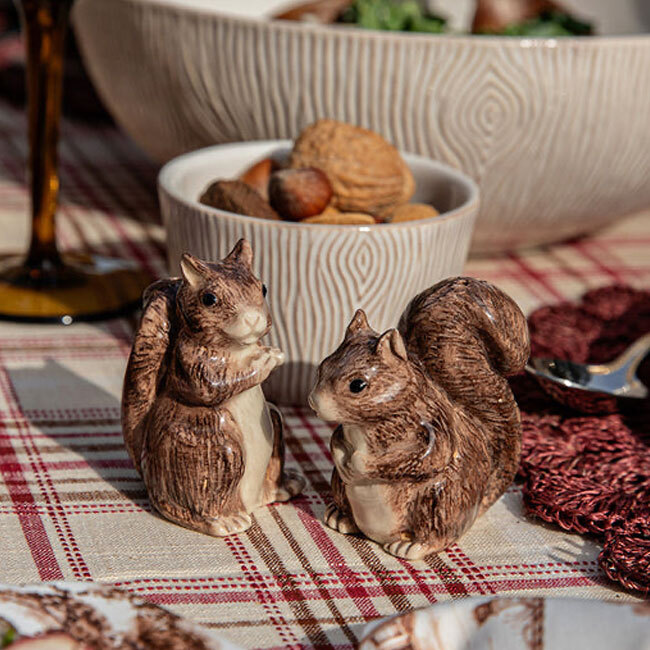 Juliska Clever Creatures Squirrel Salt and Pepper Set | 2 PC