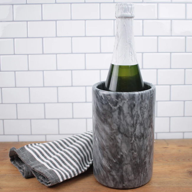 RSVP Grey Marble Wine Cooler