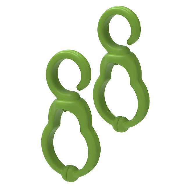 Product Prepara Hookster Swiveling Magnetic Green Hooks | 2-Pk