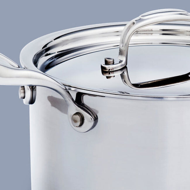 Heritage Steel 'Titanium Series' 8 Qt Stock Pot with Lid