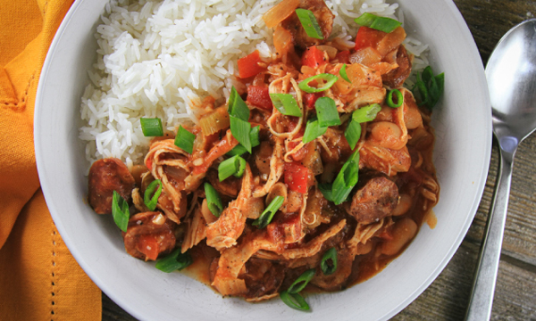 Slow Cooker Chicken and Sausage Creole