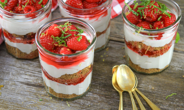 Raspberry Ricotta Parfaits