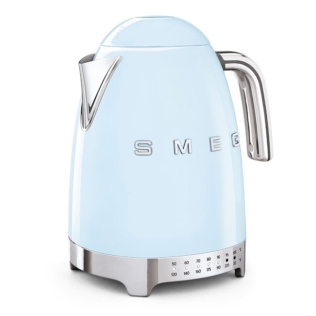 Smeg 7-cup/ 1.7 L Electric Kettle | Pastel Blue