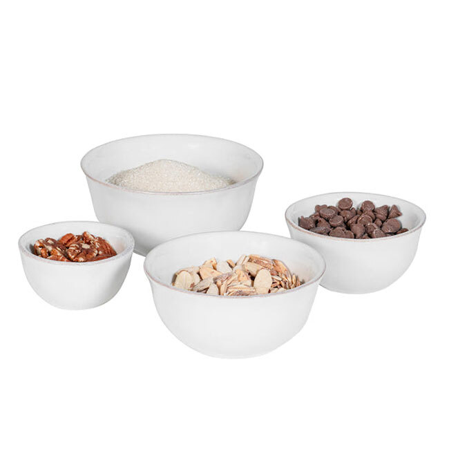 Juliska Puro Nesting Prep Bowl Set/4-Pc | Whitewash