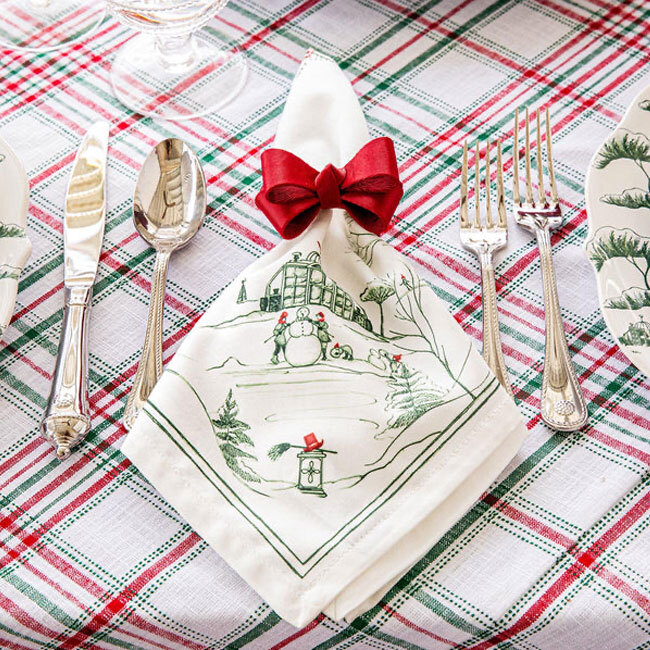 Juliska Country Estate Winter Frolic Napkin | Evergreen