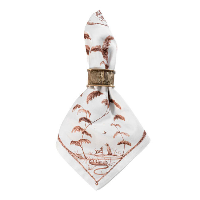 Juliska Country Estate Harvest Napkin | Sepia Brown