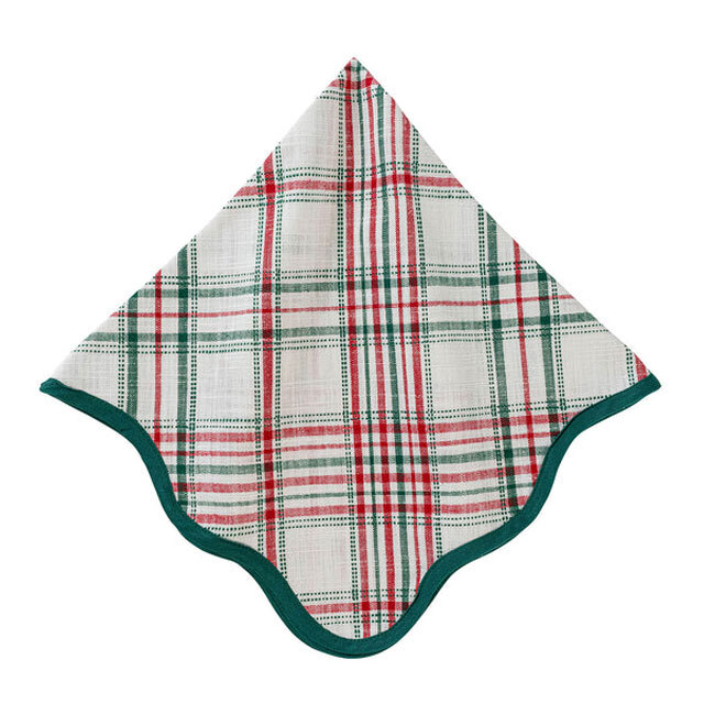 Product Juliska Stewart Tartan Merry Tartan Napkin