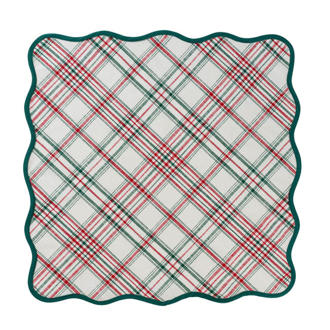 Juliska Stewart Tartan Merry Tartan Napkin