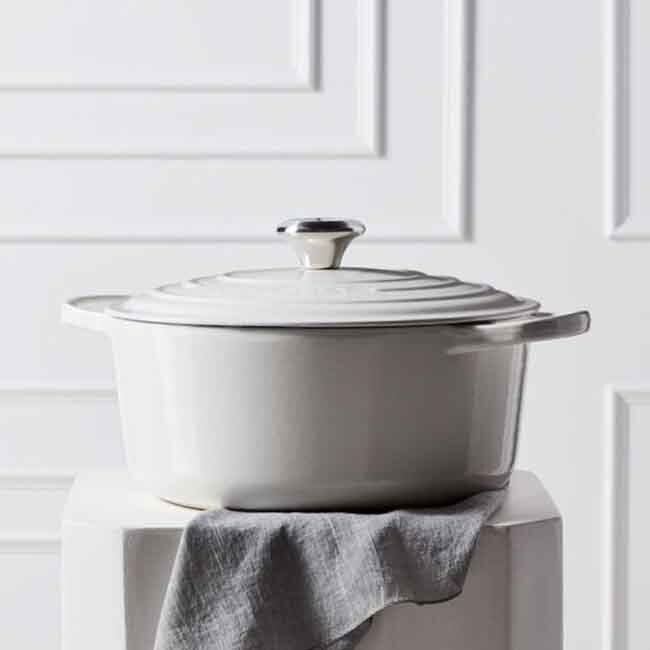 French White® QuickHeat 5.5-quart Dutch Oven with Lid
