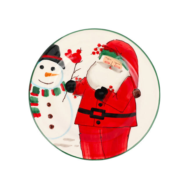 Product Vietri Old St. Nick 2024 Limited Edition Salad Plate