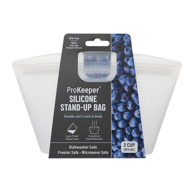 Product Progressive ProKeeper 2-Cup Silicone Stand-Up Bag