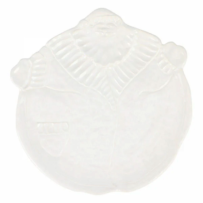 Product Vietri Pietra Natale Figural Santa Platter