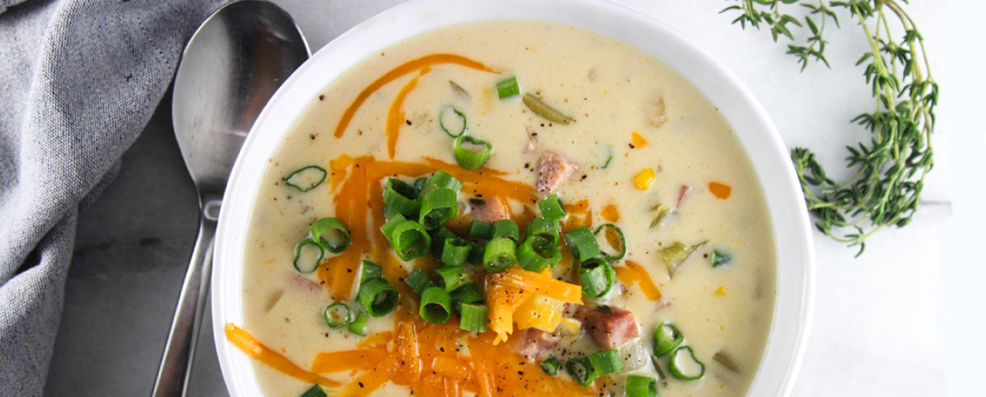 Ham, Corn and Potato Chowder