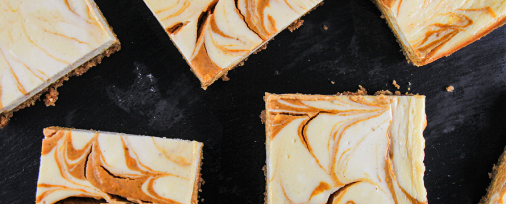 Pumpkin Swirl Cheesecake Bars