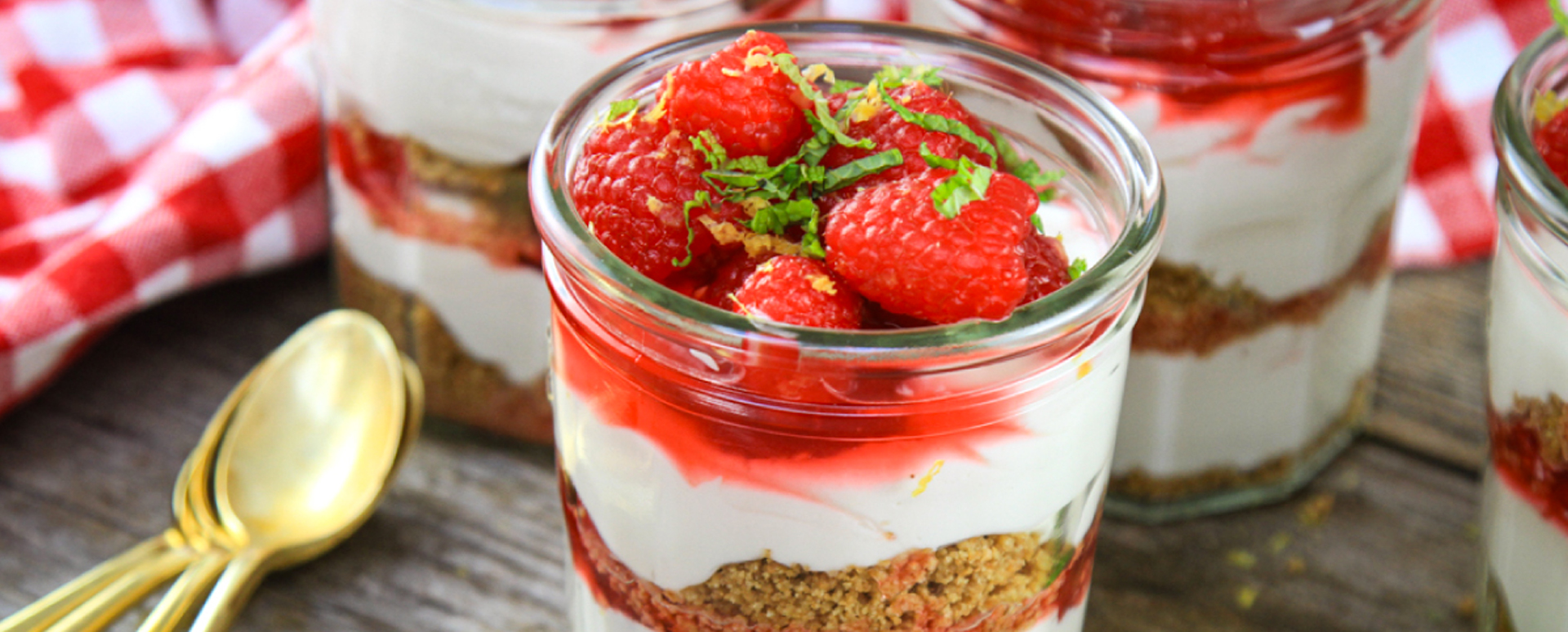 Raspberry Ricotta Parfaits