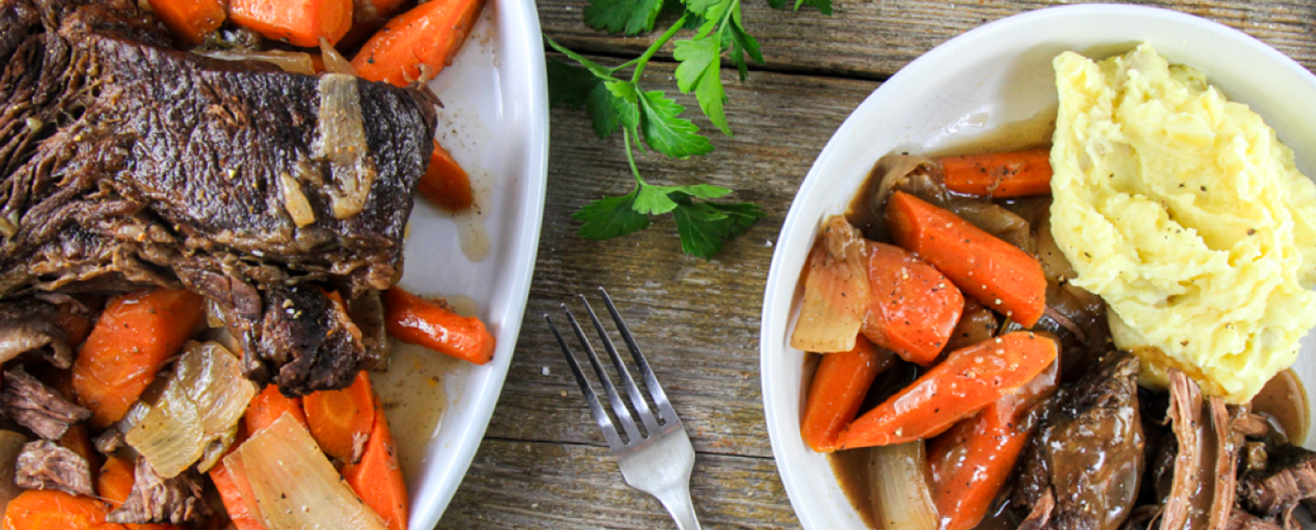 Slow Cooker Pot Roast with Carrots and Onions