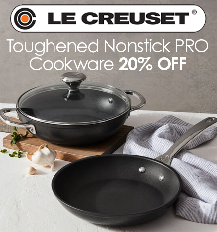 Le Creuset Toughened NonStick on SALE!