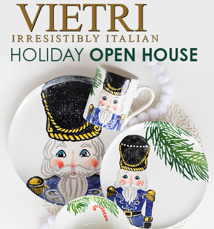 Mark your Calendar! Vietri Holiday Open House!