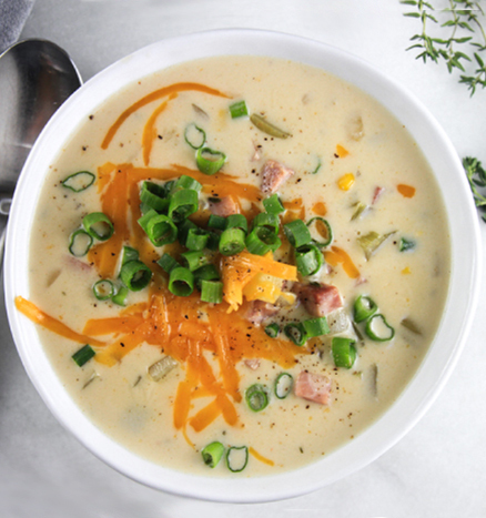 Ham, Corn and Potato Chowder