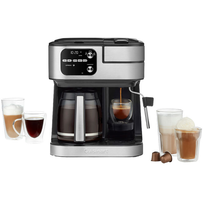 Cuisinart® Coffee Center® Barista Bar 4-in-One Coffeemaker with drinks