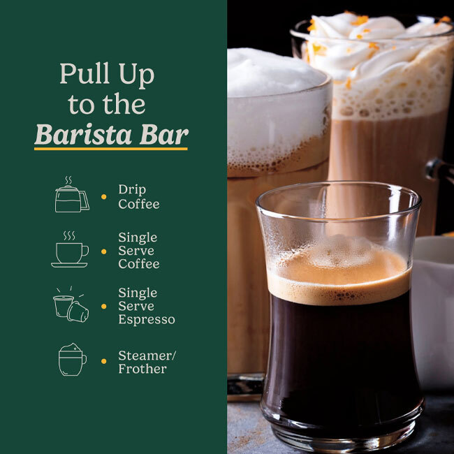 Cuisinart® Coffee Center® Barista Bar 4-in-One Coffeemaker - barista info