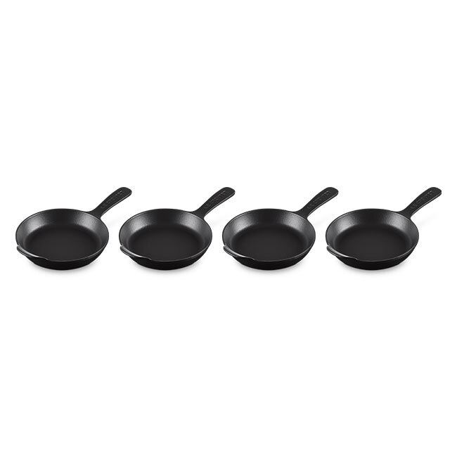 Product Le Creuset Gourmand Collection Enameled Cast Iron Mini Skillets | Set of 4